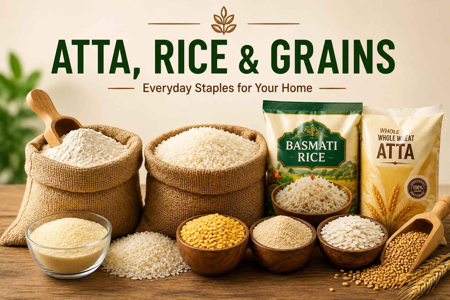 Atta, Rice & Grains